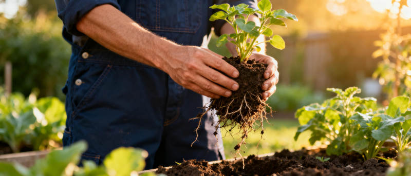 园艺种植瞬间图片