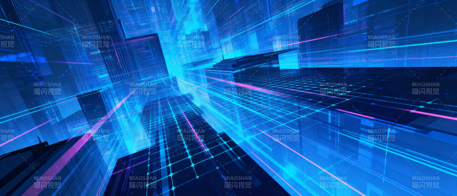 未来城市光网图片