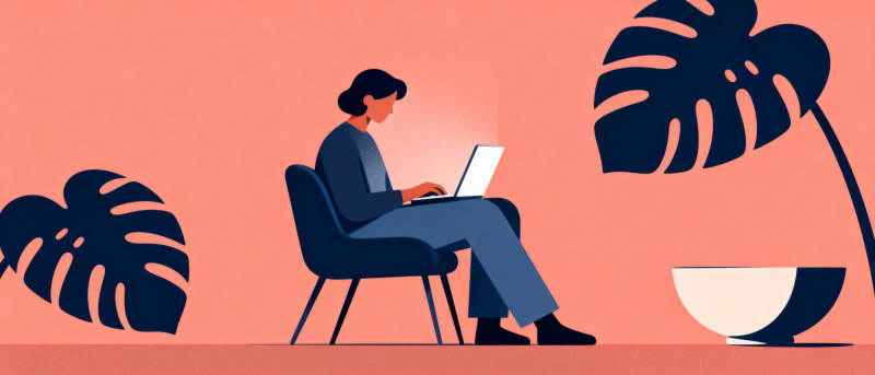 居家办公时光图片