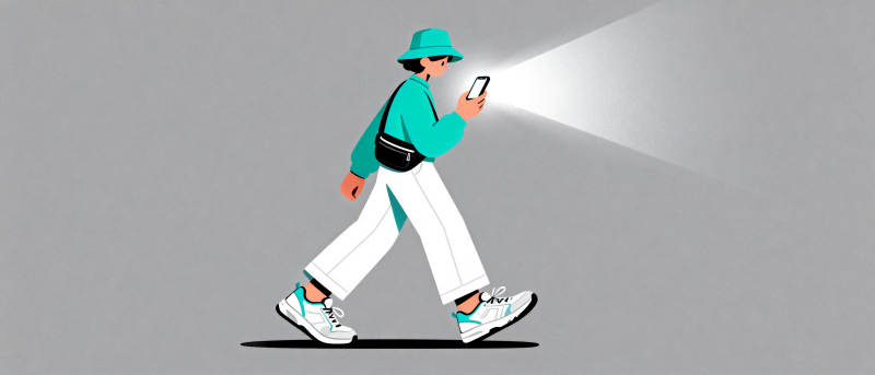 夜行者手机照明图片