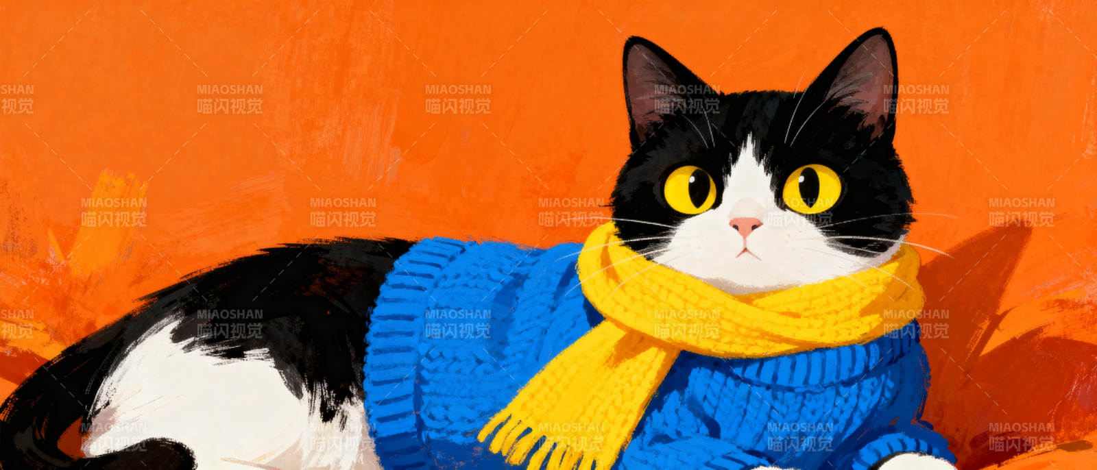 猫咪穿毛衣图片