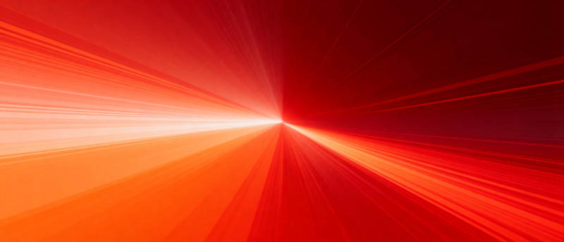 红色光速隧道图片