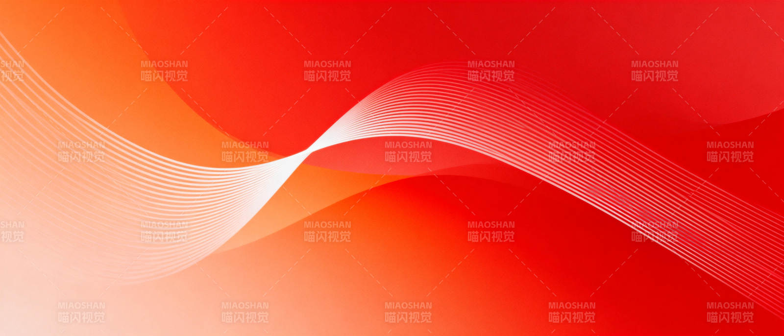 红色波浪线条艺术图片