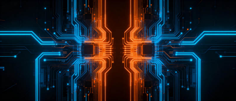 电路光效对称图图片