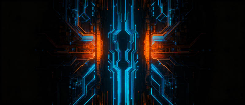 科技电路光影图片