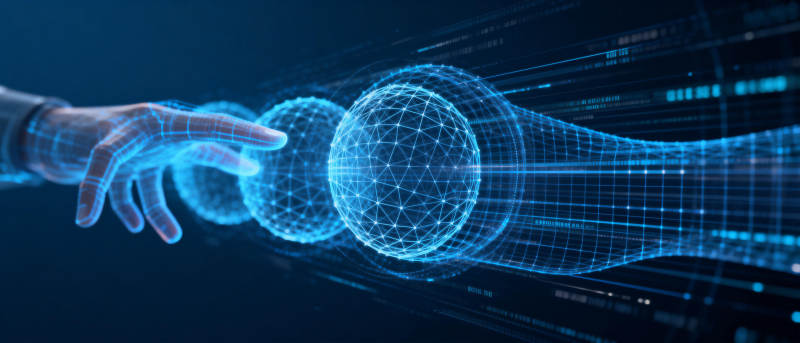 未来科技触碰瞬间图片