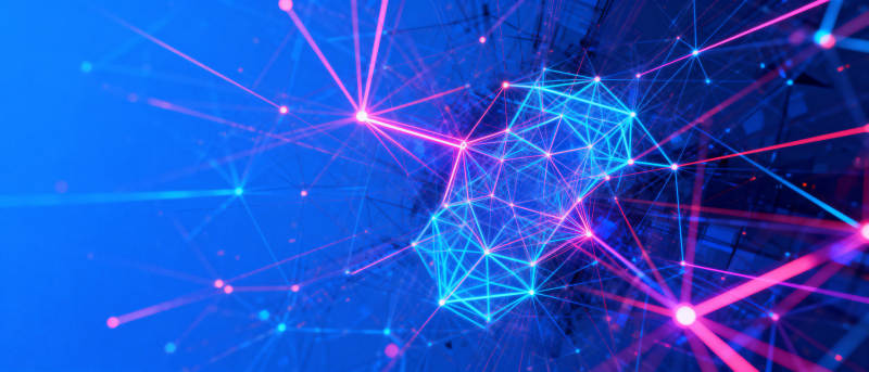 炫彩网络连接图片