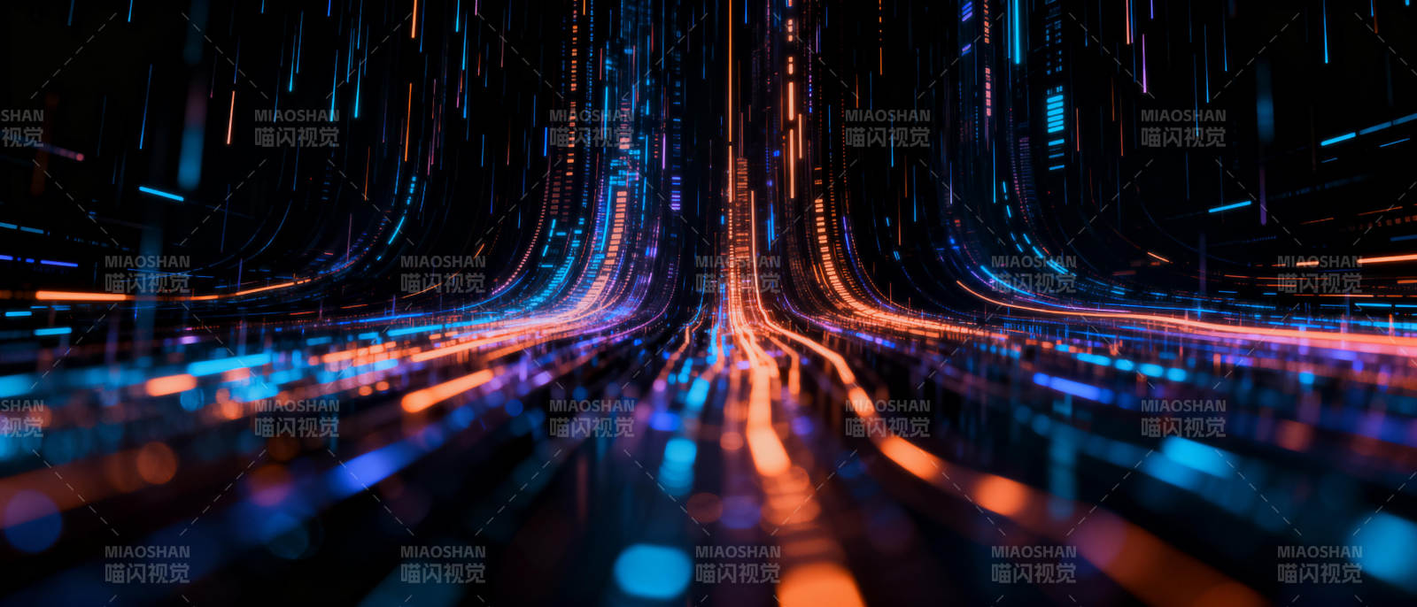 未来科技隧道图片