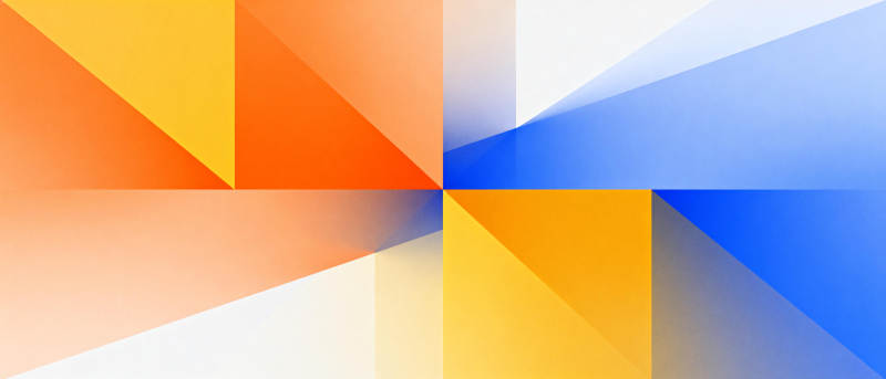 色彩几何拼接图片