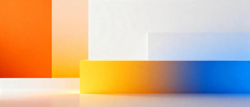 渐变色块艺术图片