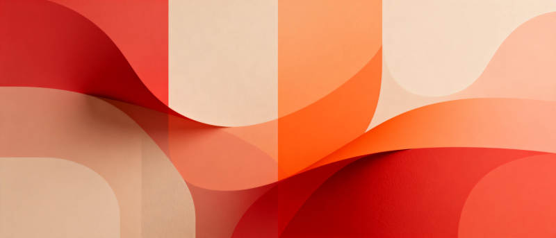 流线红橙渐变图片