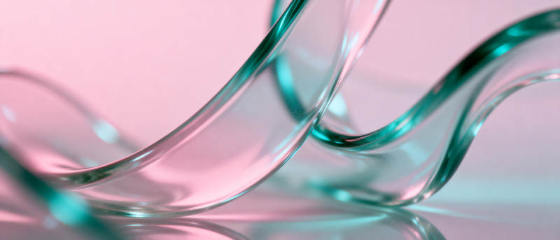 流光溢彩的曲线图片