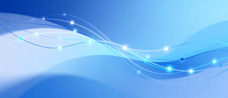 蓝光流动线条图片