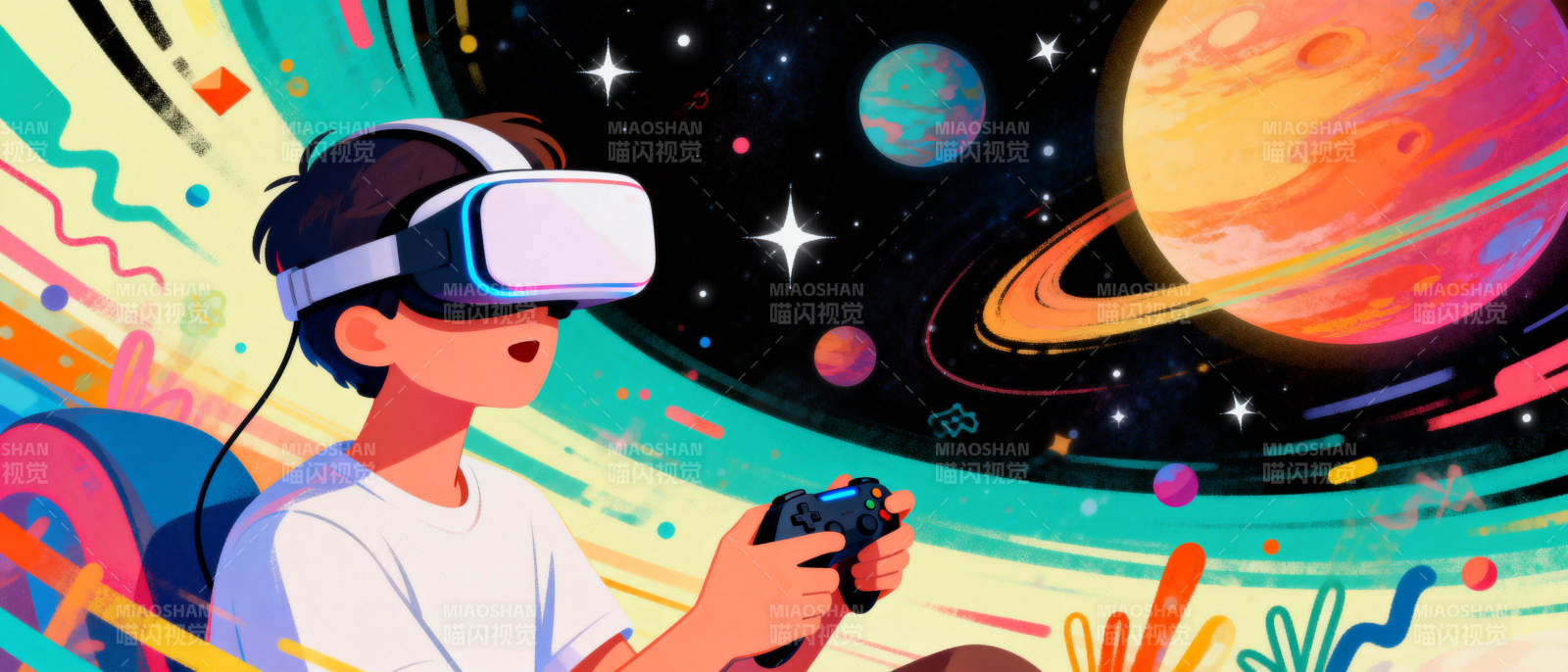 VR探索宇宙奥秘图片