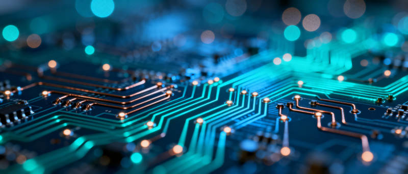 电路板微光闪烁图片