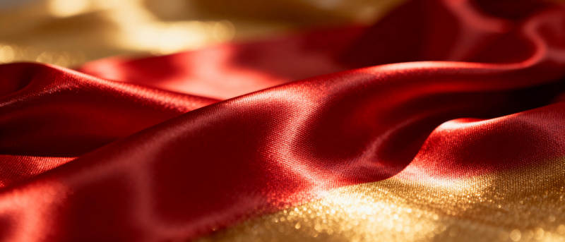 红金丝绒光影图片