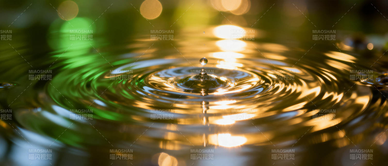 水滴涟漪图片