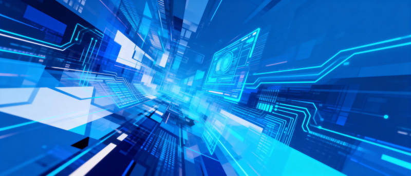 未来科技走廊图片