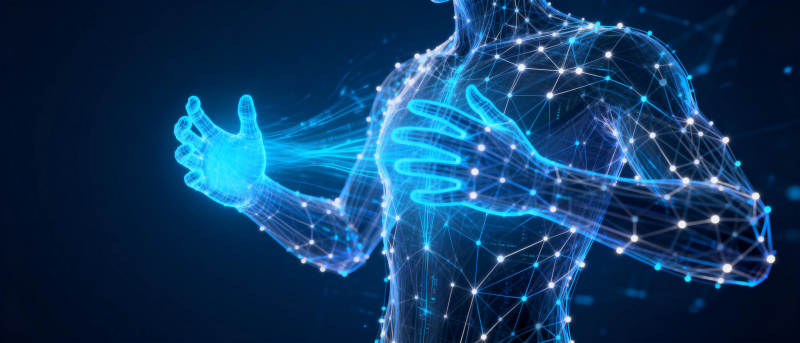 科技人体网络图片