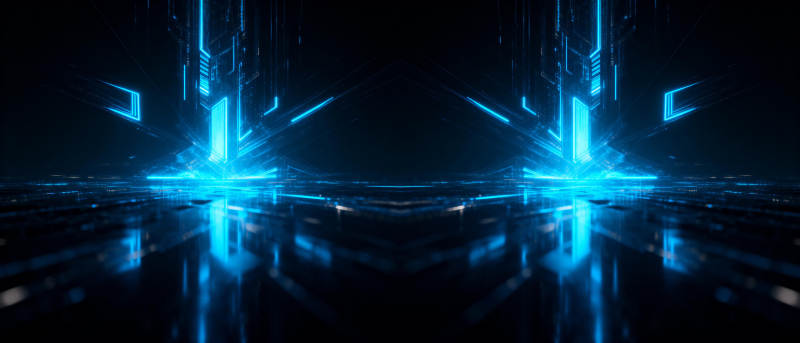 未来科技走廊图片