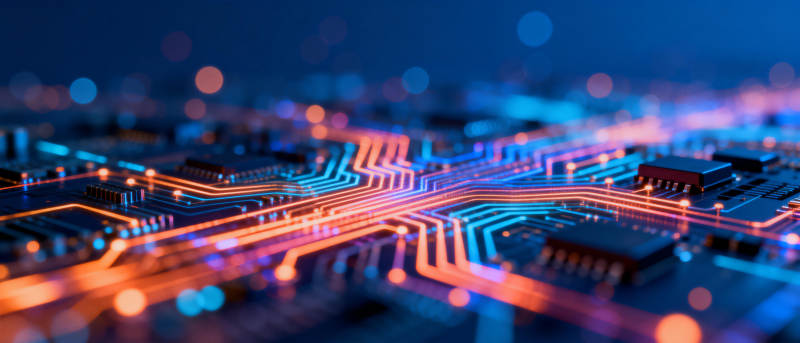 科技电路光效图图片