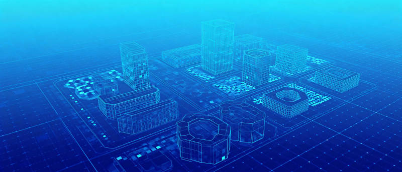 未来城市蓝图图片