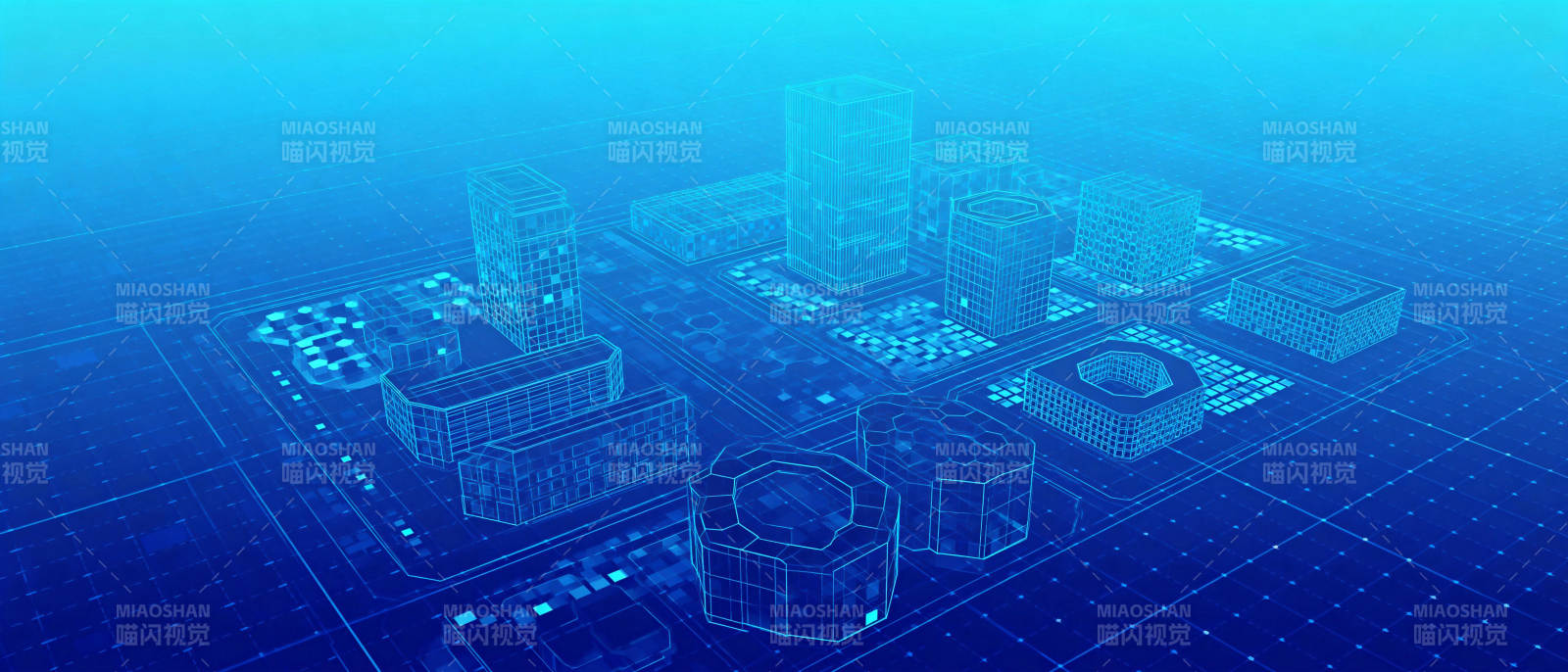 未来城市蓝图图片