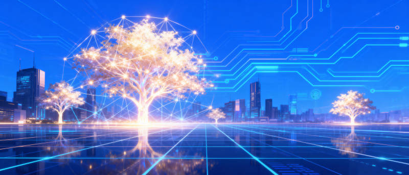 未来科技之树图片