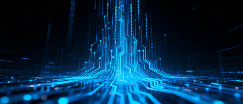 科技电路光效图图片