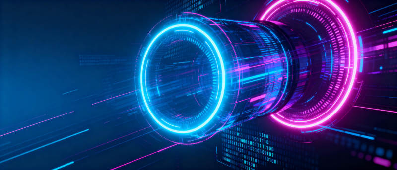 未来科技隧道图片