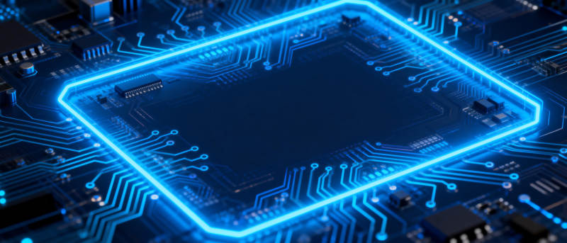 芯片电路光效图图片