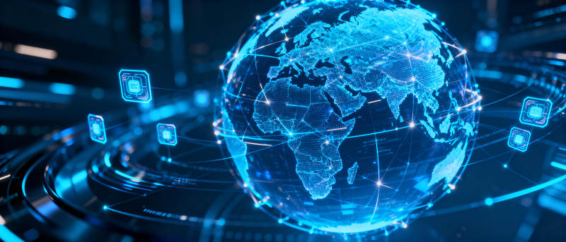 数字地球互联未来图片