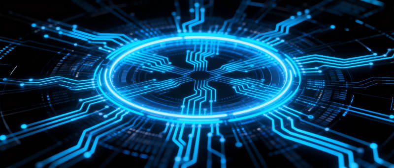 科技电路光效图片