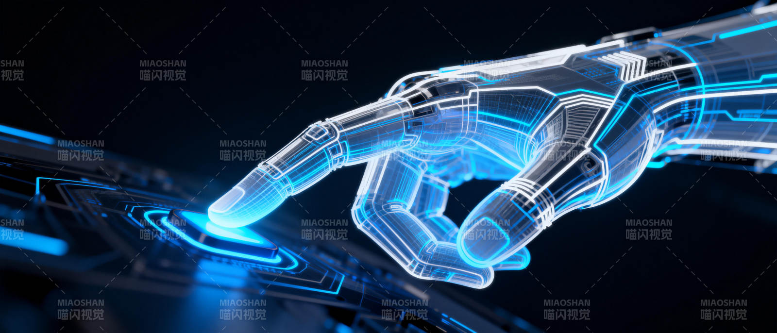 未来科技之手图片