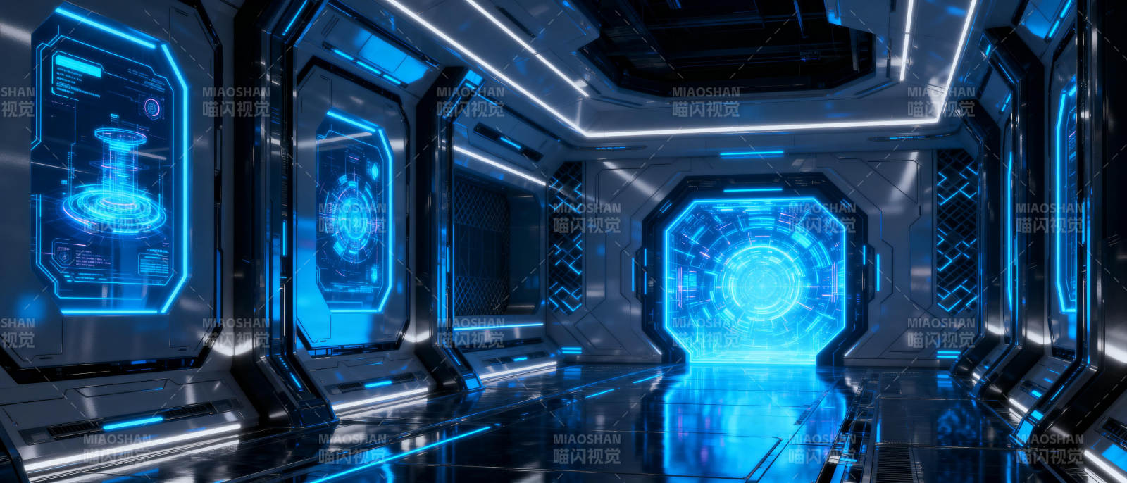 未来科技走廊图片