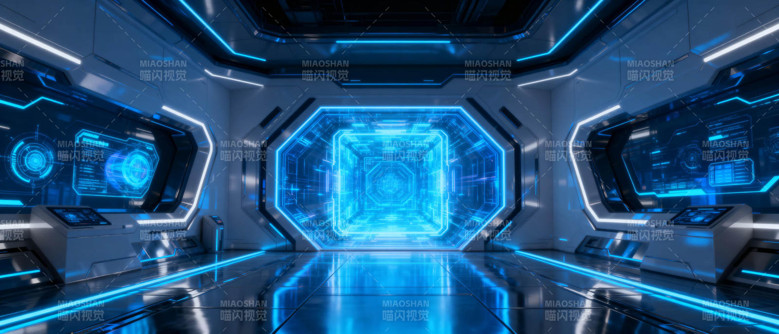 未来科技走廊图片
