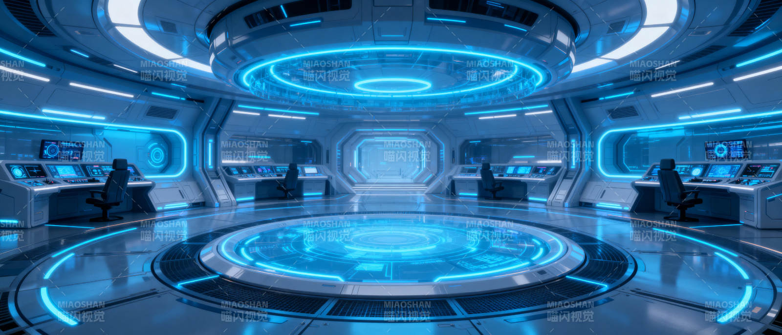 未来科技控制室图片