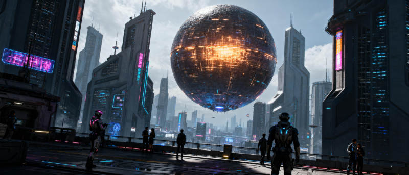 未来都市奇观图片