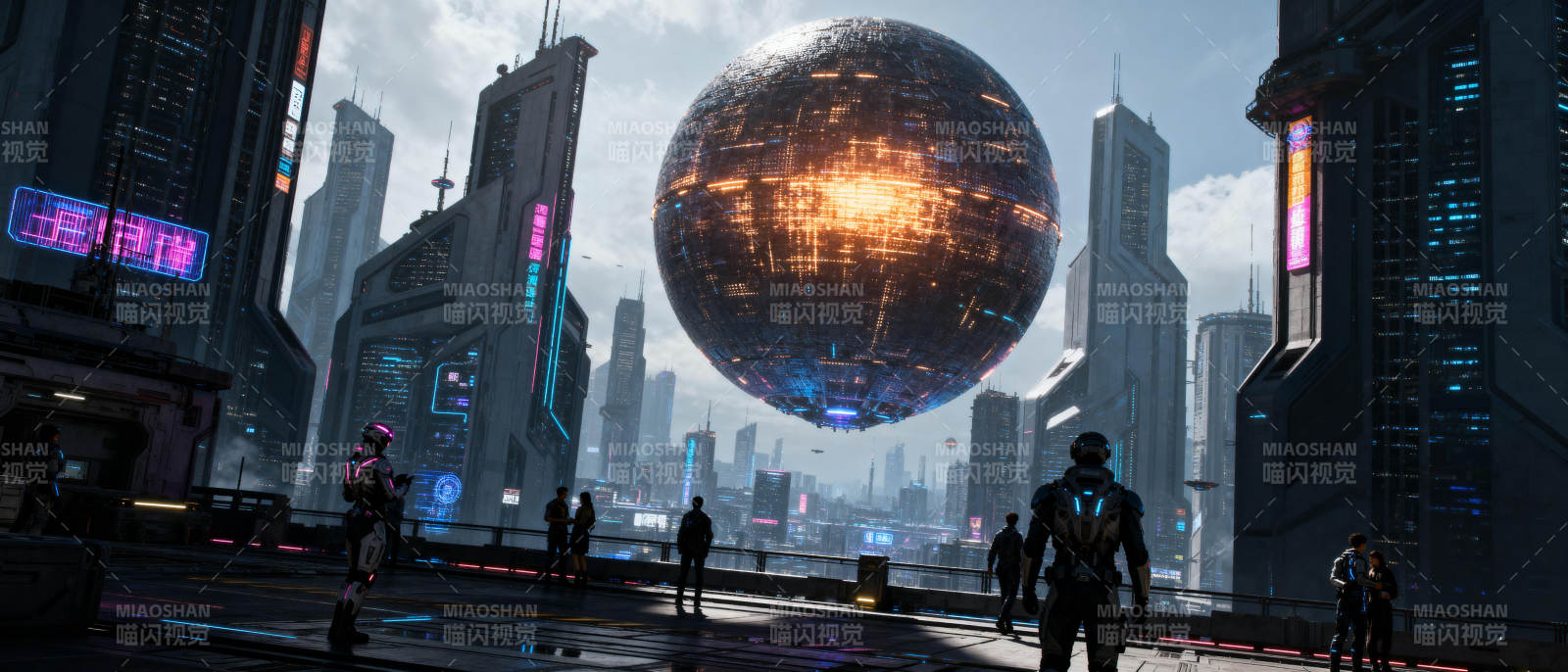 未来都市奇观图片