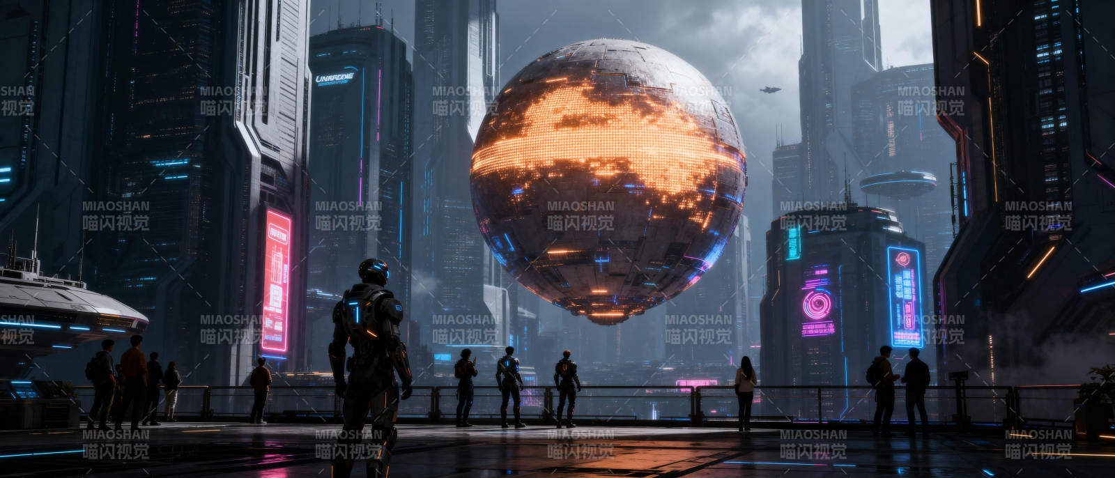 未来都市奇景图片