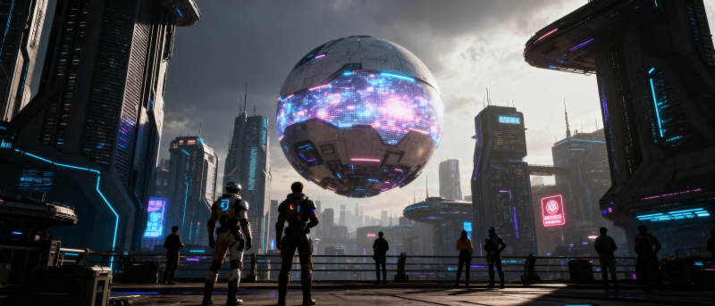 未来都市奇观图片