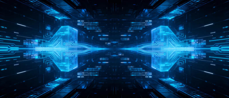 未来科技走廊图片