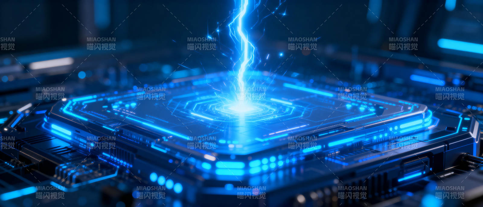 科技之光 电能跃动图片