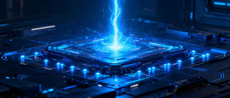 量子芯片能量爆发图片