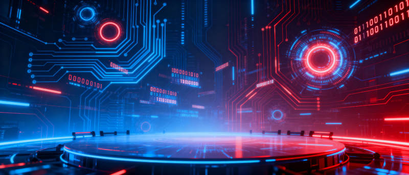 未来科技舞台图片