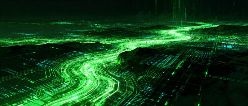 绿色科技未来之路图片