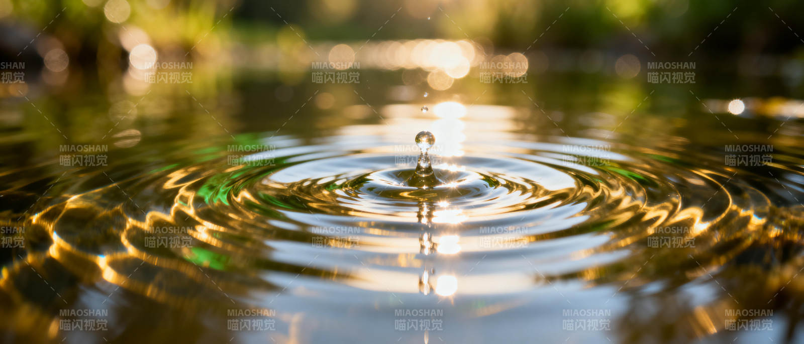 水滴涟漪图片