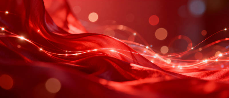 红绸舞动光影图片