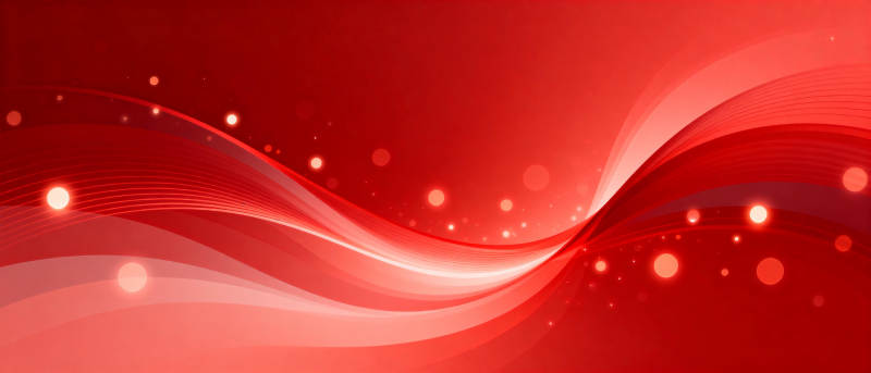 红色波浪光影图片