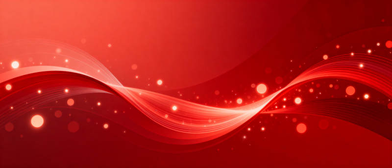 红色波浪光效背景图片